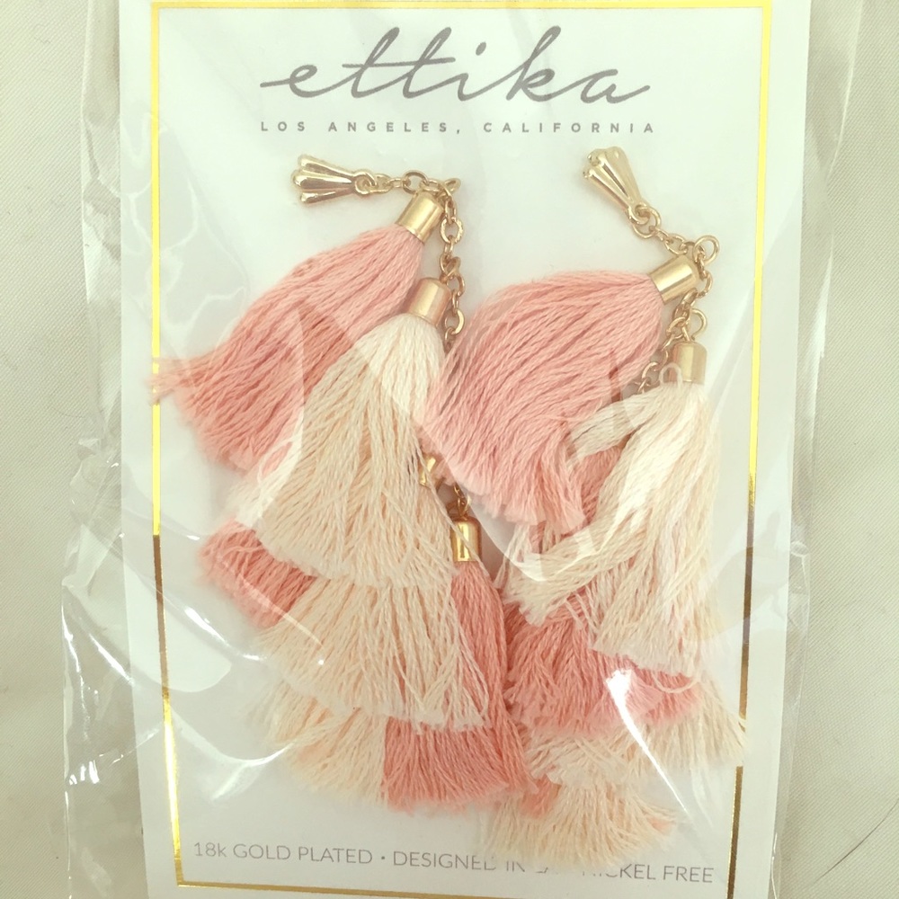 Ettika tassel earrings